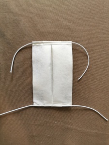 Masque barrière avec élastique rond ajustable masque barrière anti-COVID